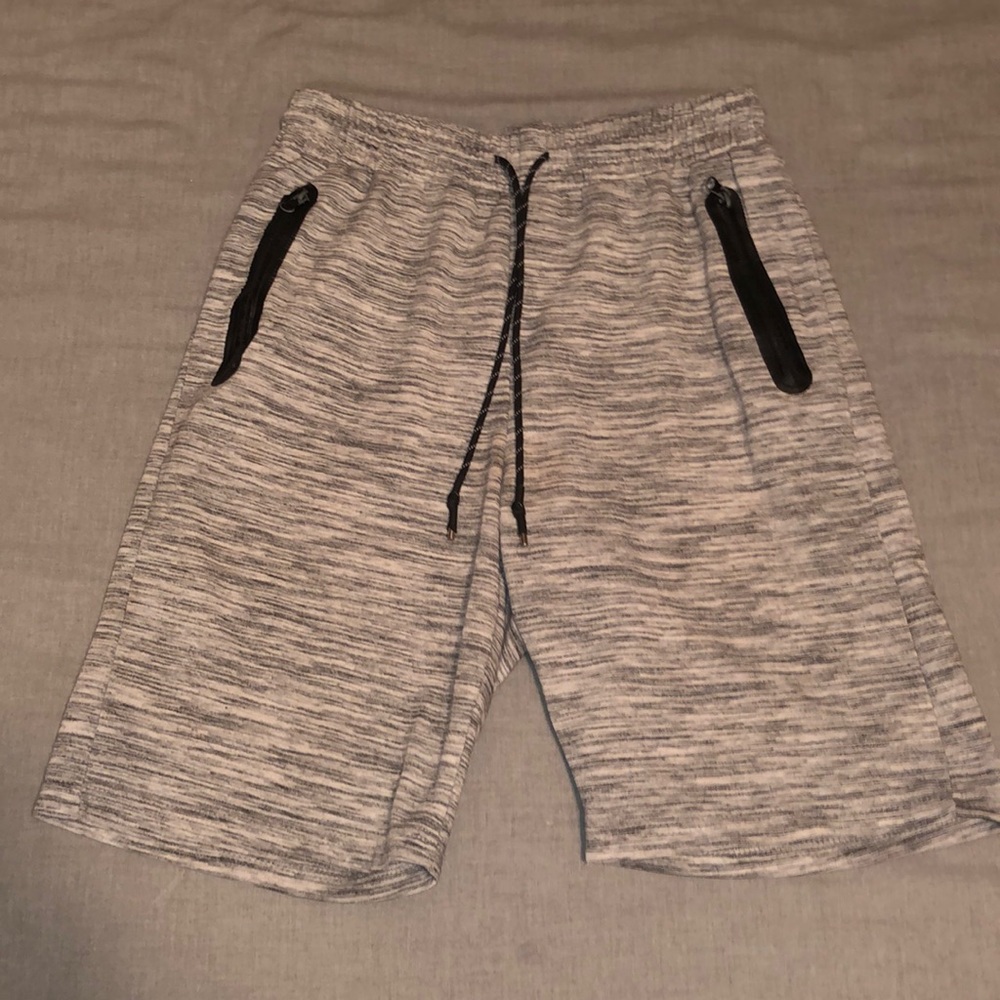 Gray sweat shorts